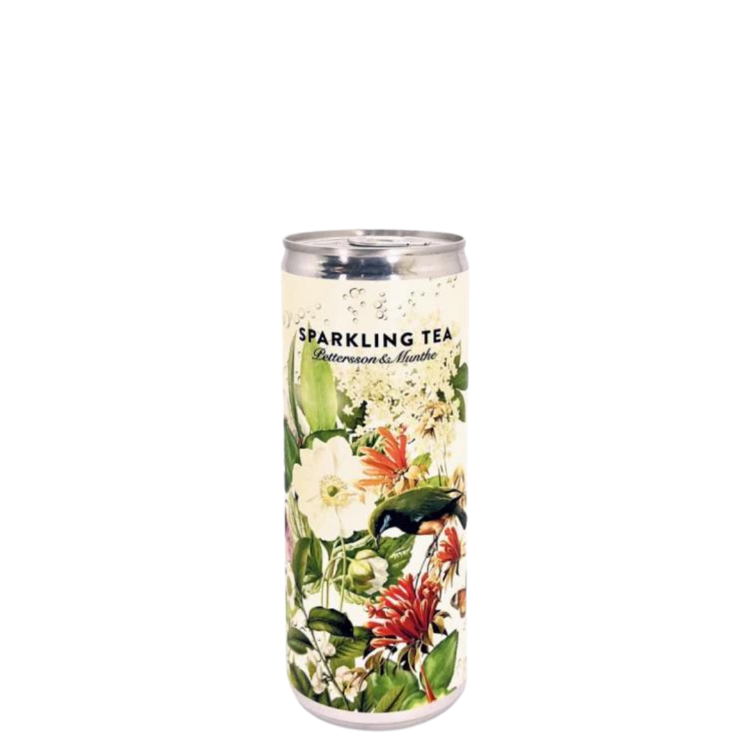Sparkling Tea Rhubarb Green 250 ml, Pettersson & Munthe